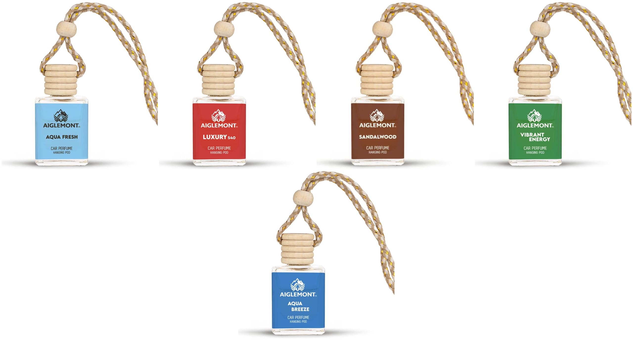 Car Perfumes combos | Aqua Fresh+ Luxury 540 + Sandalwood+ Vibrant Energy+ Aqua Breeze| Combo of 5 | 10 ml Each-image-41