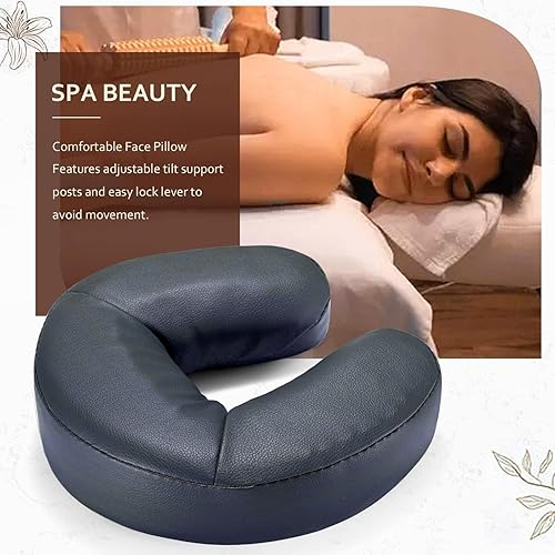 Miniatura 2 de Noverlife Cojín de masaje para la cara, reposacabezas profesional en forma de U, almohada de posición prona, para mesas de masaje, masaje estándar,