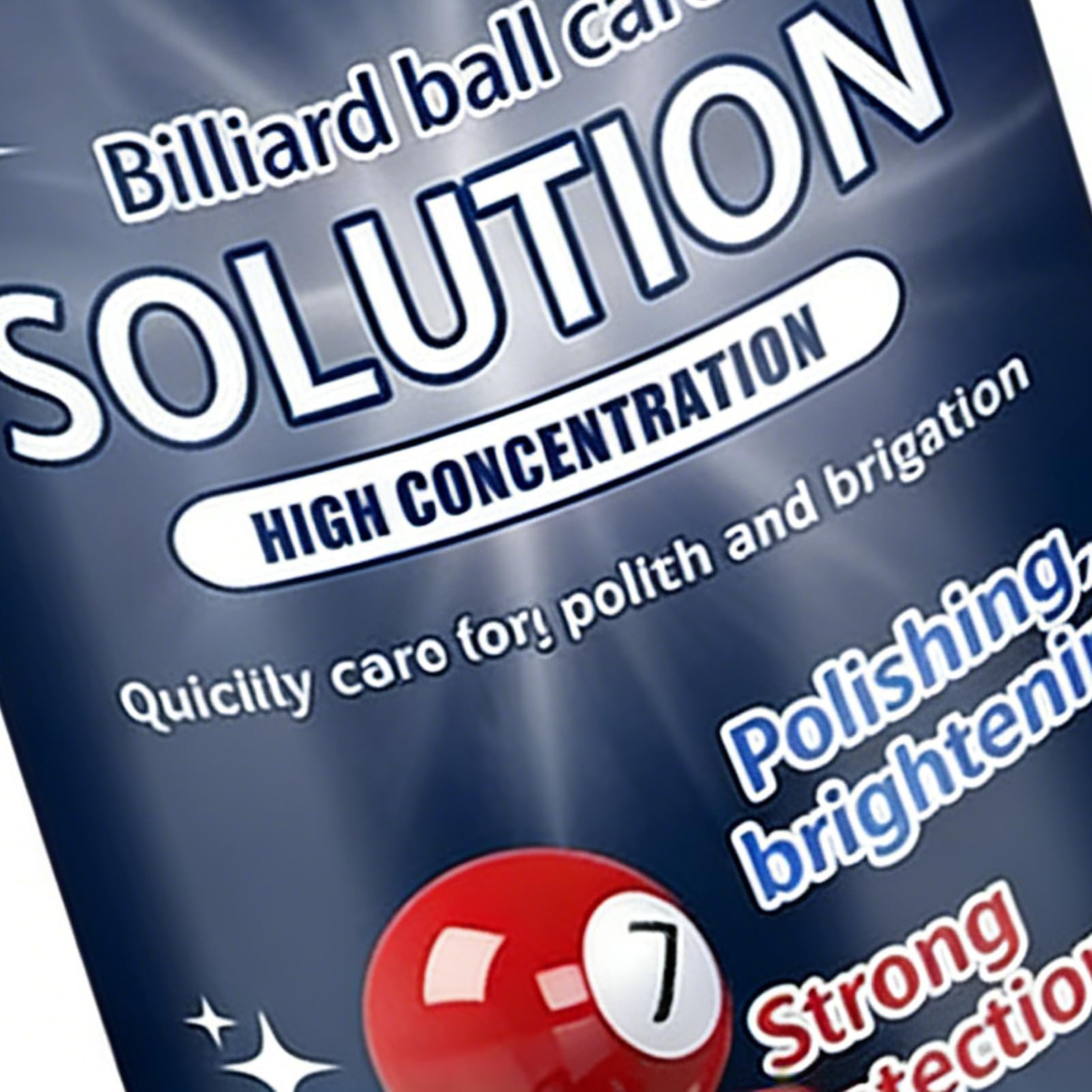 Limpiador de bolas de billar 100 ml con esponja | Accesorios de billar para piscina