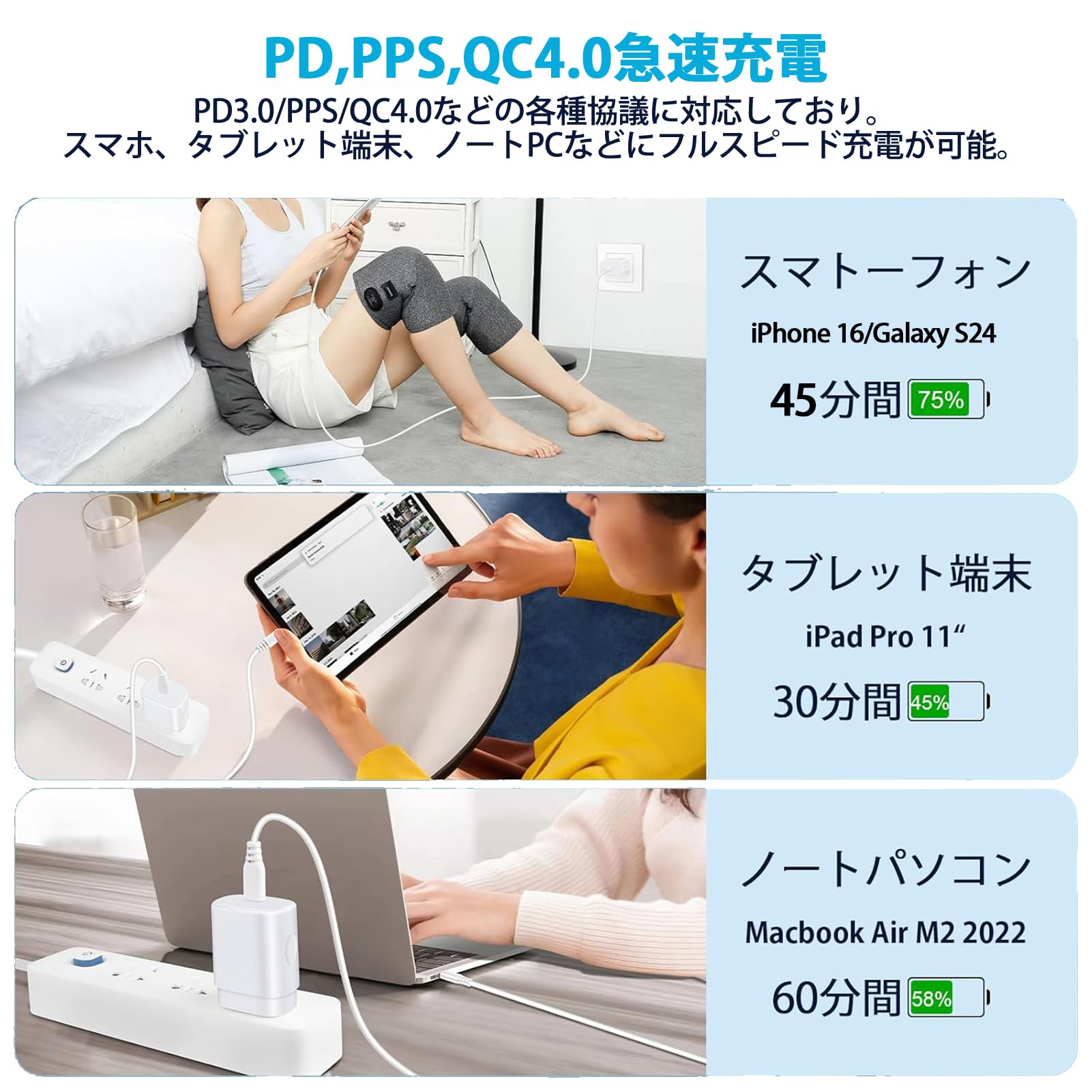 Amazon | Viviber 急速充電器 Galaxy S26 Type-C ACアダプター 