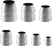Vista 7 de Biaungdo 14 piezas de mango redondo de seguridad, mango de martillo, cuñas de metal con mango cónico, kit de cuña para mango de hacha de martillo