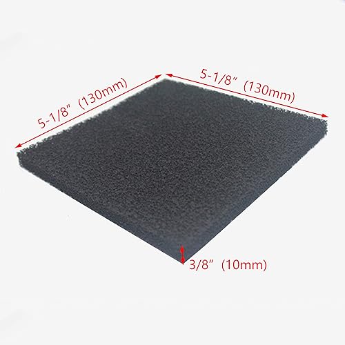 Paquete de 8 filtros de humo de soldadura de repuesto de filtro de carbono activado, filtro absorbente de humo de 5 18 pulgadas x 5 18 pulgadas x 38
