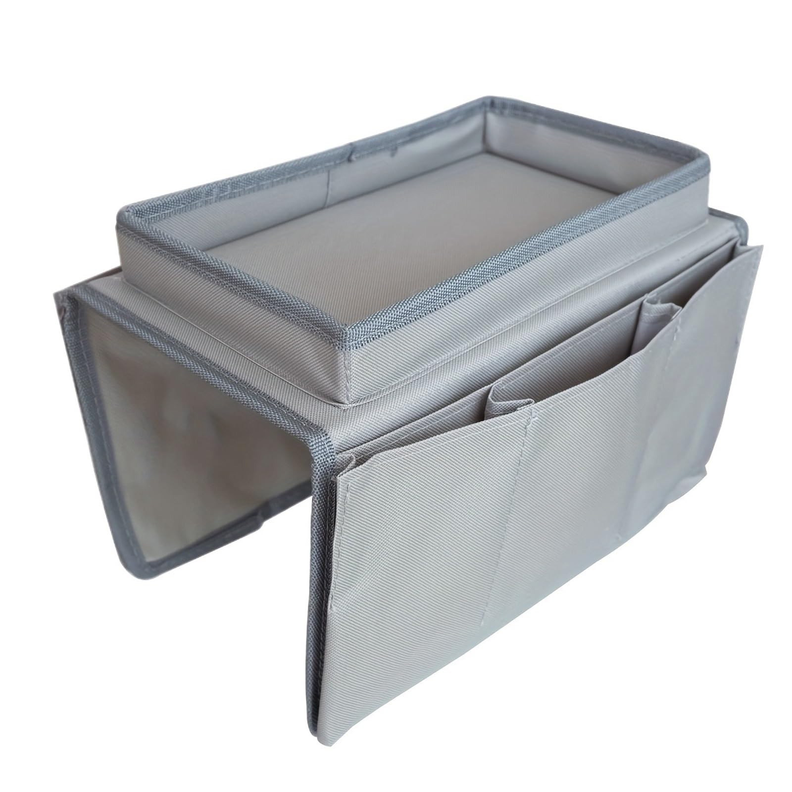 Organizador Antideslizante for reposabrazos de sofá, sillón Caddy, Almacenamiento for cabecera Cama, Bolsillo for TV, Soporte Remoto, Bolsa for, teléfono móvil para Sofá(Gray)