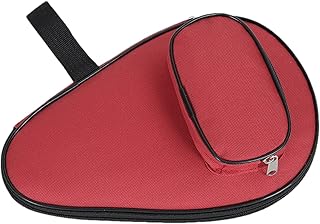 Qzdtue - Bolsa de tenis, diseño de pádel, 11,81 x 7,48 pulgadas, organizador de bastidores, protector con bola bolsa para protección superior, resistente al agua, resistente al agua