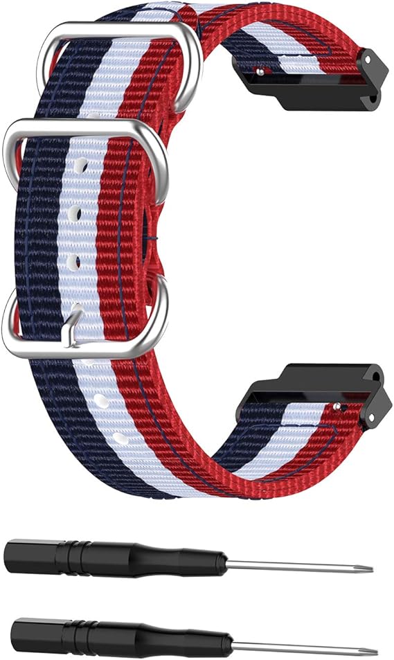 BoLuo Armband für Garmin Forerunner 235,Fabric Canvas Ersatzband Watch