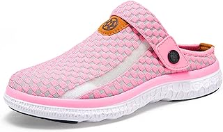 Zuecos Mujer Hombre Zapatillas de Playa Sandalias Piscina Verano Respirable Zapatos de Jardín Antideslizante Clogs Malla Casual Pantuflas