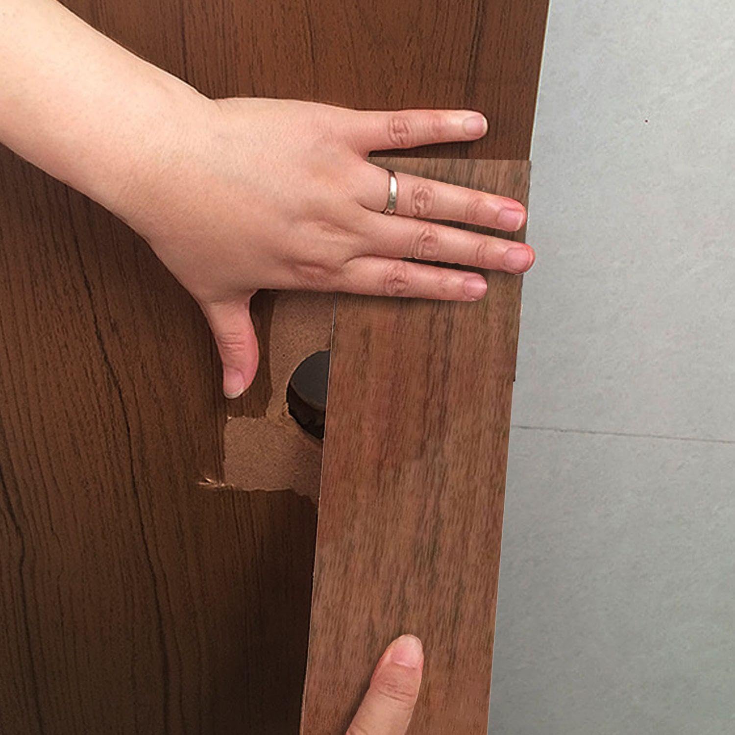 Nastro Con Venature Del Legno Simulato Da 1 Pezzo, Nastro Autoadesivo, Nastro Impermeabile, Nastro Per Riparazione Mobili, Nastro Per Riparazione Pavimento