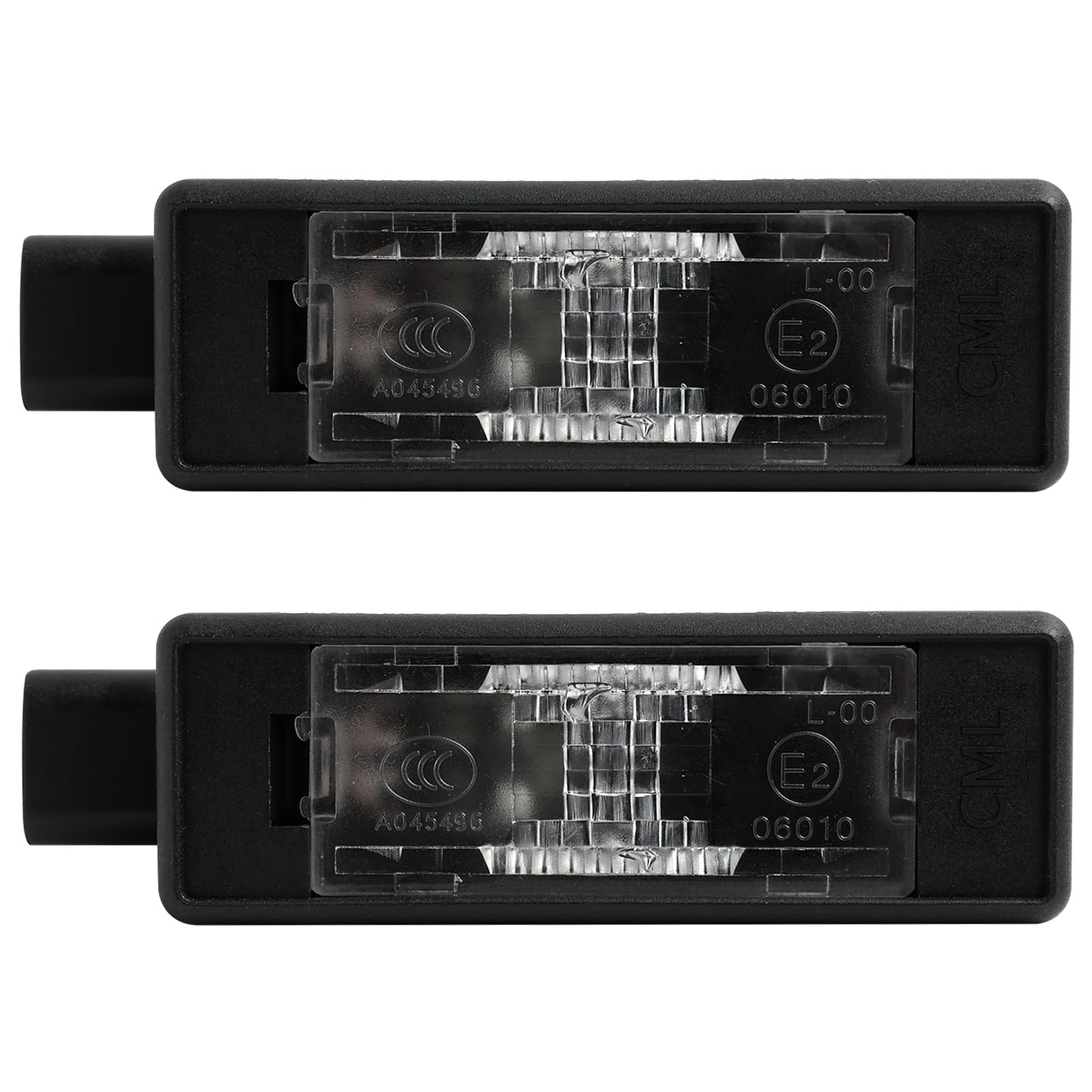 Lot De 2 Feux De Plaque D'immatriculation Pour Citroën C3, Peugeot 308, Etc. - Réf. OEM 6340F0 - 12V Avec Ampoules W5W