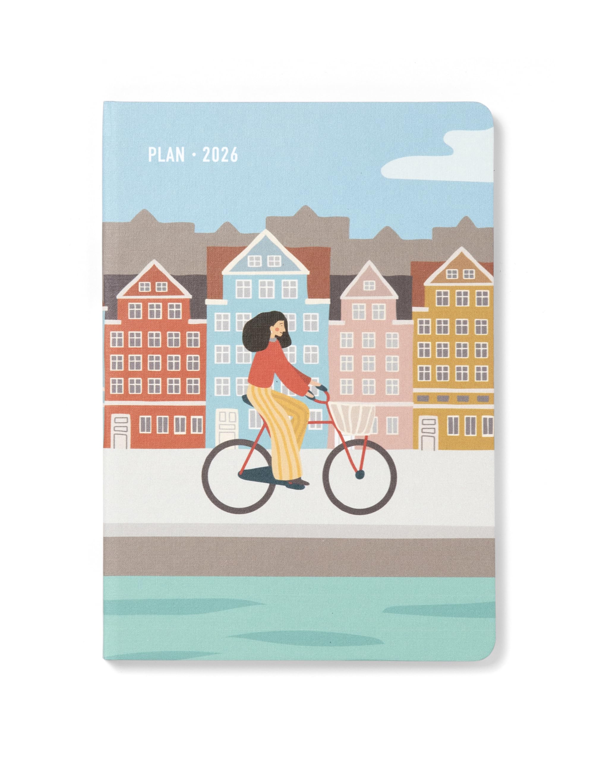 Letts of London Wanderlust A5 week to view 2026 diary - Amsterdam 26-082433