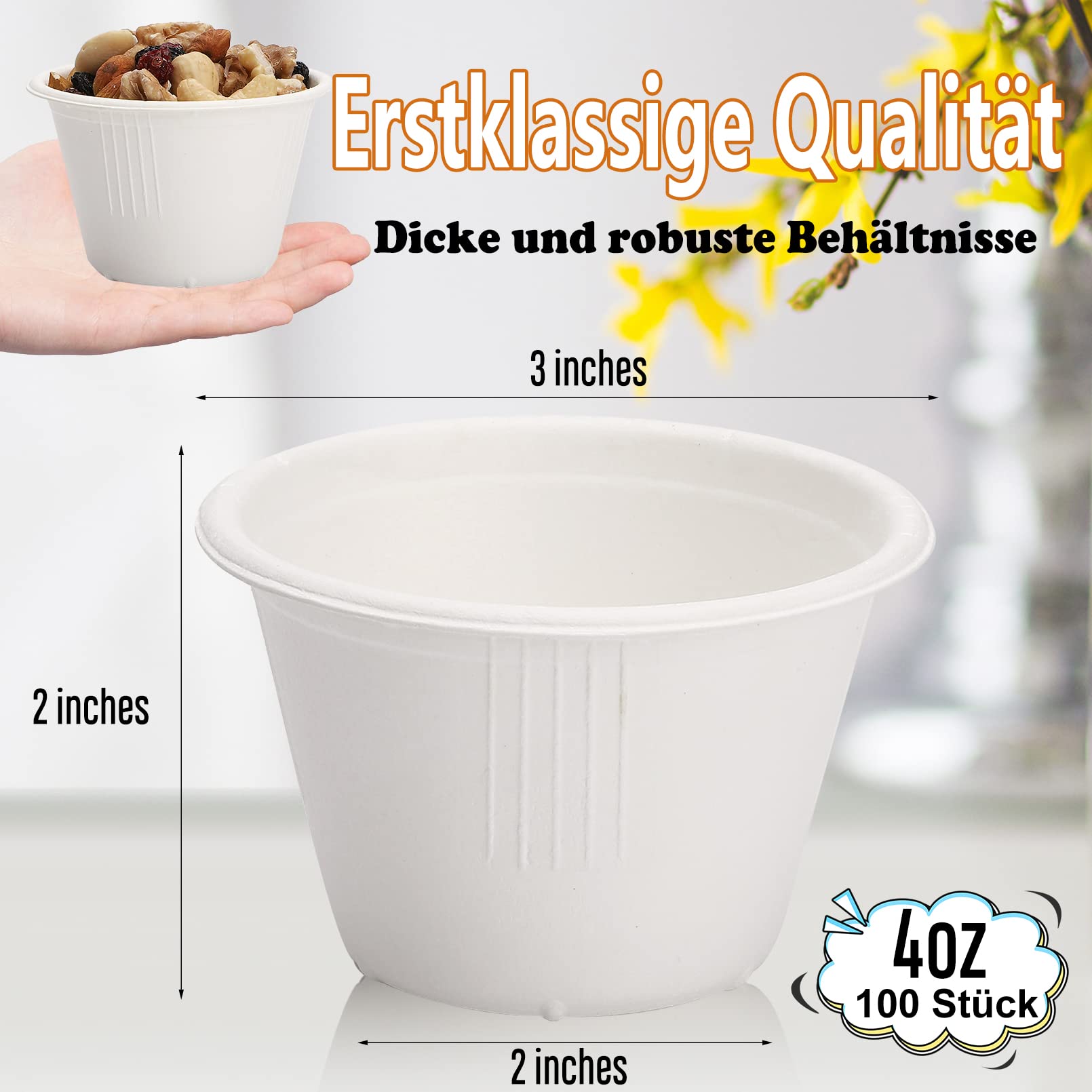 Lot De 600 Verres à Café En Papier Expresso Biodégradables 75 Ml + 600