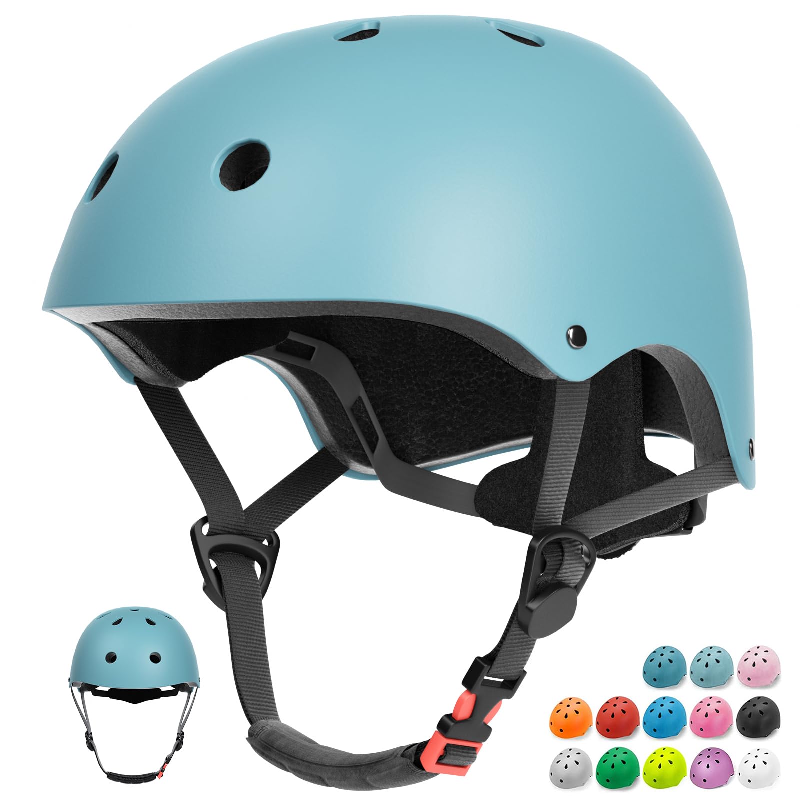 Glaf Baby Bike Helmet Toddler Kids Helmets for 1+ Years Old Infant Girls Boys Multi-Sport Helmet for Cycling Bicycle Skateboard Adjustable and Lightweight 2 Sizes — view 9
