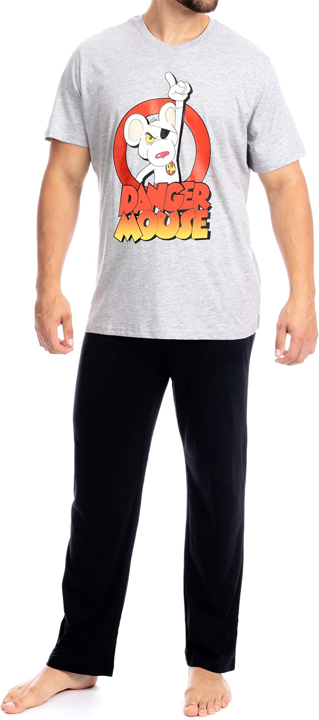 Danger Mouse Mens Pyjamas, Multicoloured, XL