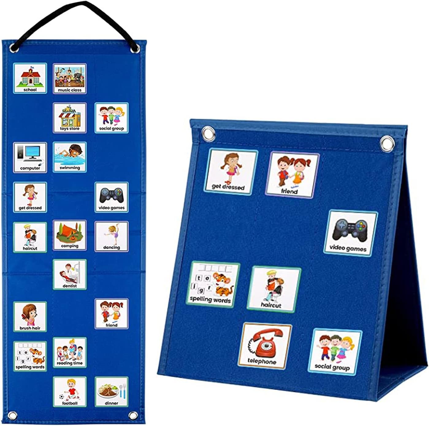 Visual Timetable for Kids, Uooker Visual Aids Children Visual Now and