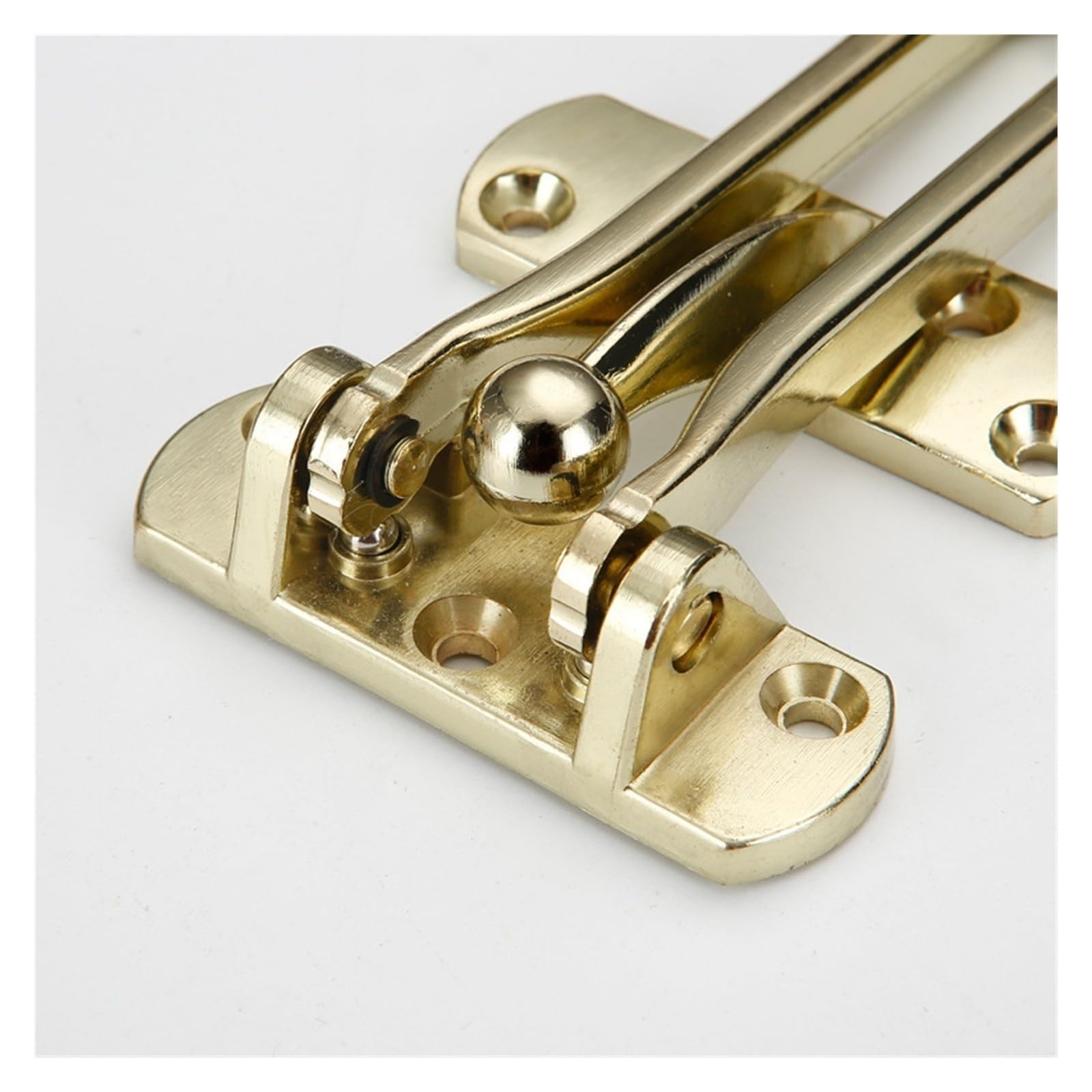 Boucle antivol, chaîne de verrouillage porte, boulon arrière d'hôtel(Red Bronze)