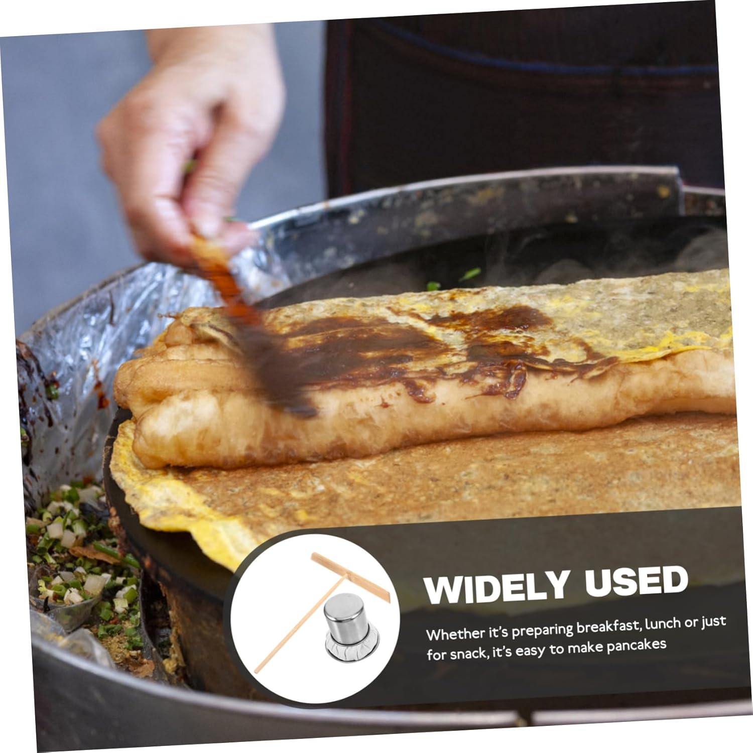 UPKOCH 4sets Basting Oil Applicator Crepe Spreader for Pancakes for Home and Restaurant Use Convenient Grilling Oil Spreader Tool