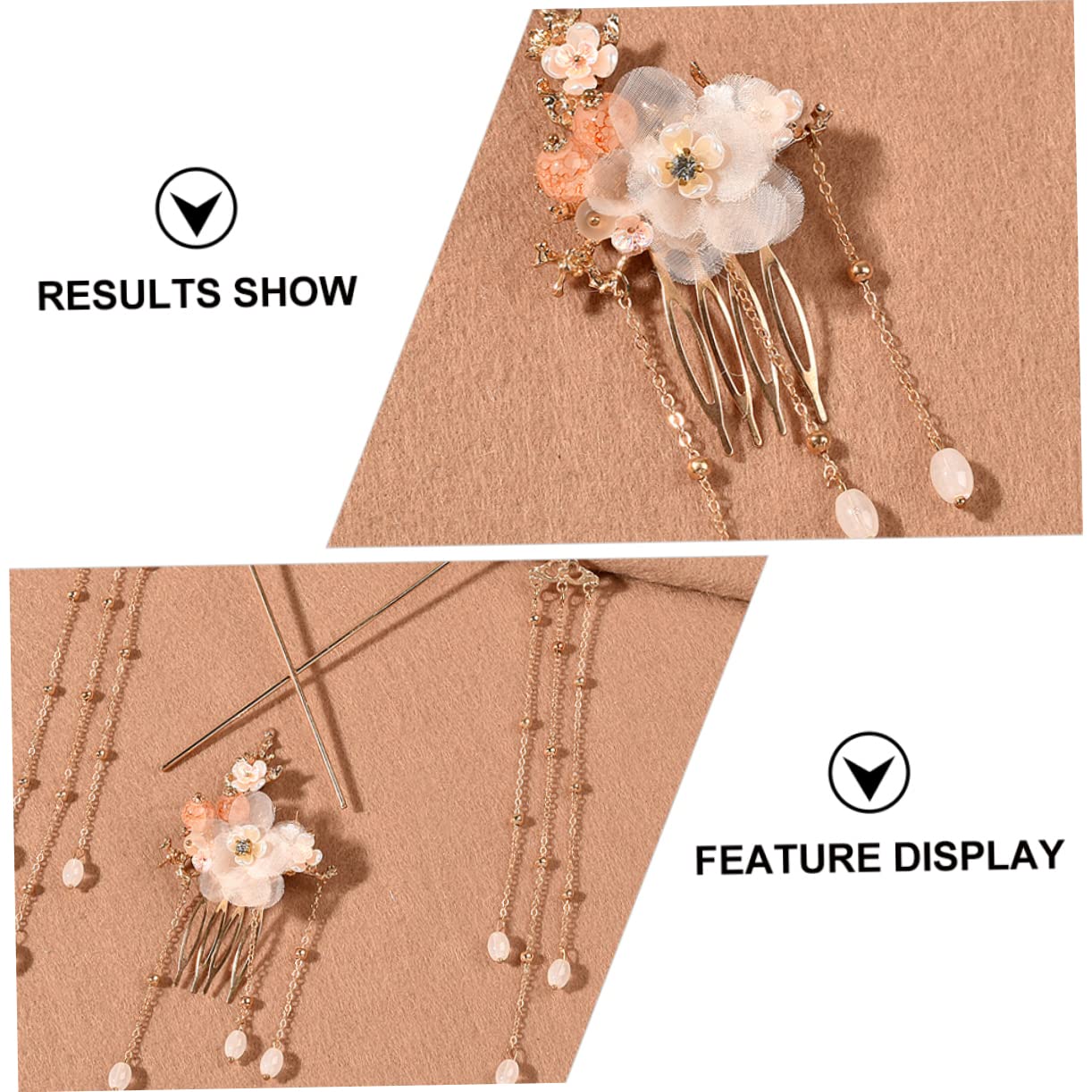 Beavorty Ensemble De 9 Épingles À Cheveux Chinoises Fourchettes Bâtons Et Peignes Accessoire Élégant Pour Fête De Mariage Pour Femmes Et Filles