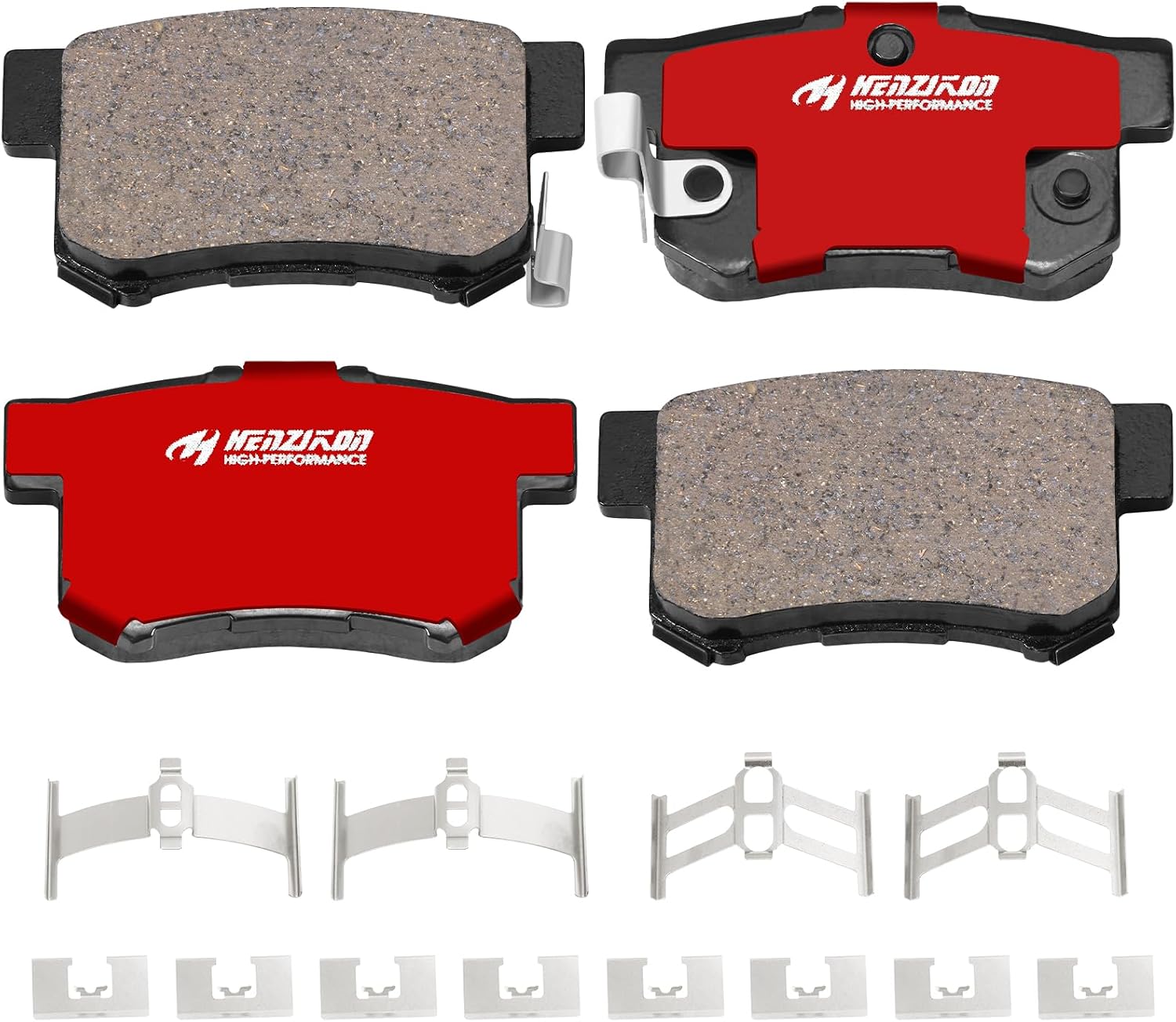 D1275 Rear Ceramic Brake Pads for Chevrolet Equinox 2007-2017, for Captiva Sport 2012-2015, for GMC Terrain 2010-2017, for Pontiac Torrent 2007-2009, for Saturn Vue 2008-2010, for Suzuki XL-7 2007-09