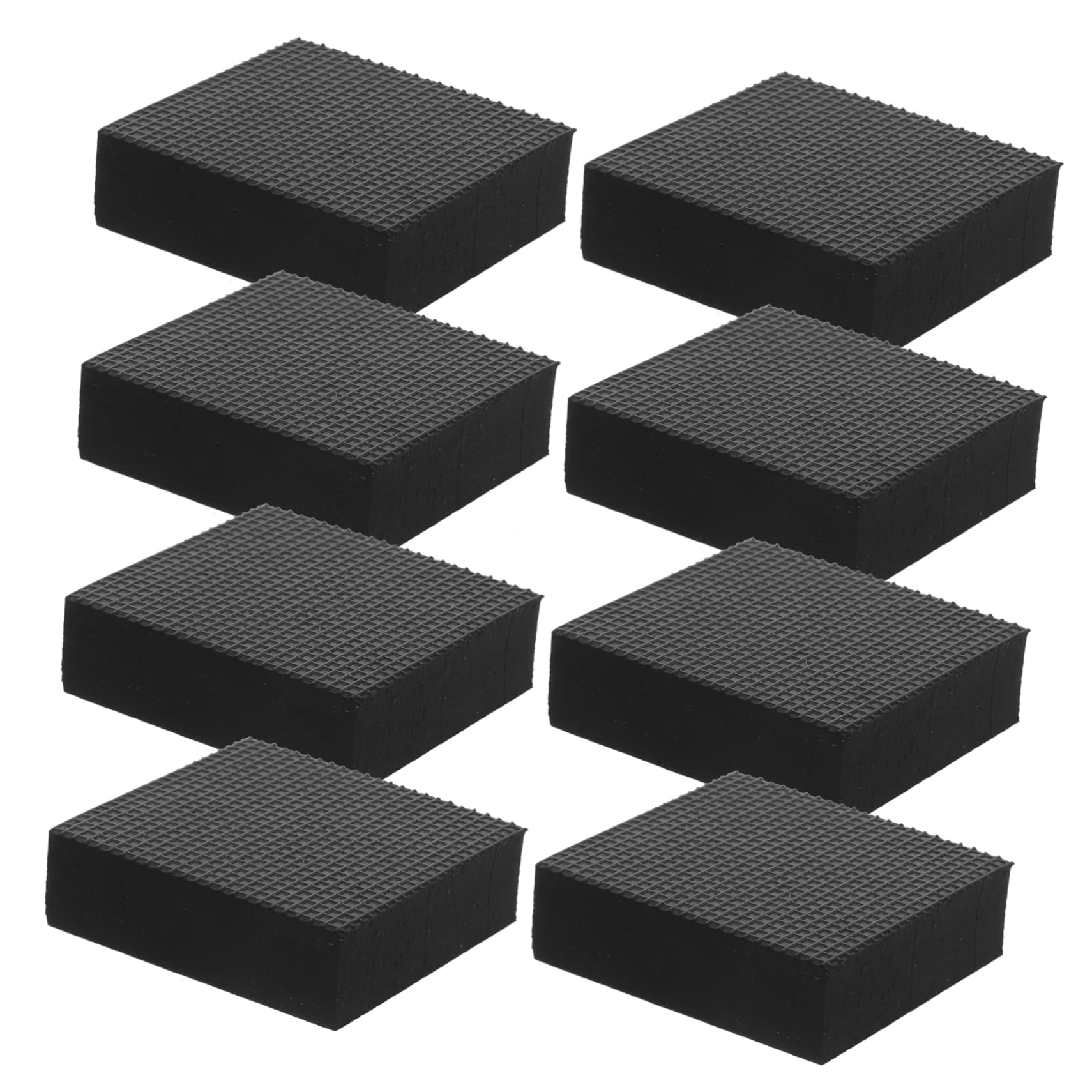 Toyvian 8 Stück rutschfeste Gummi Pflanztopffüße 50x50x15mm Kleine Blumentopferhöhung Für Außentöpfe Terrasse Balkon Stapelbare Pflanzenerhöhung Mit Bodenschutz