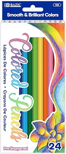 Lápiz de 24 colores BAZIC