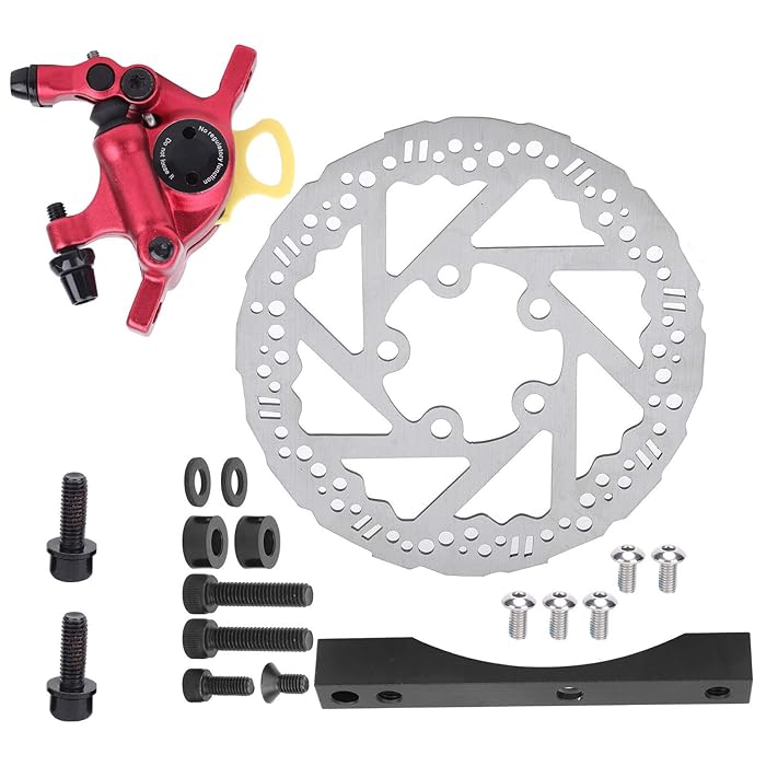 Buy Scooter Disk Brake Kit, 18 Pcs Oil Brake Adapter Disc Brake Set, Stainless Steel Electric