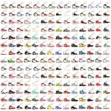 Lqiozvq 200 PCS Sneaker Key chains Retro Shoe Rubber Keychain Party Favors Gift for Sports Fans Party Supplies Decorations for Sneaker Fans & Sneaker Heads