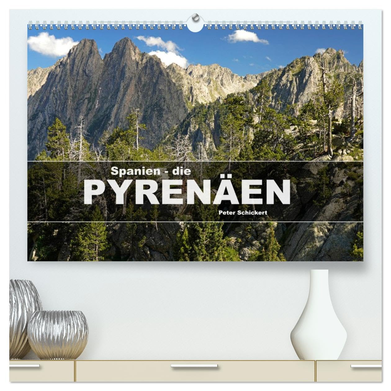 Spanien - die Pyrenäen (hochwertiger Premium Wandkalender 2026 DIN A2 quer), Kunstdruck in Hochglanz: 12 Monate mit der wunderbaren Gebirgslandschaft der spanischen Pyrenäen. (CALVENDO Orte)