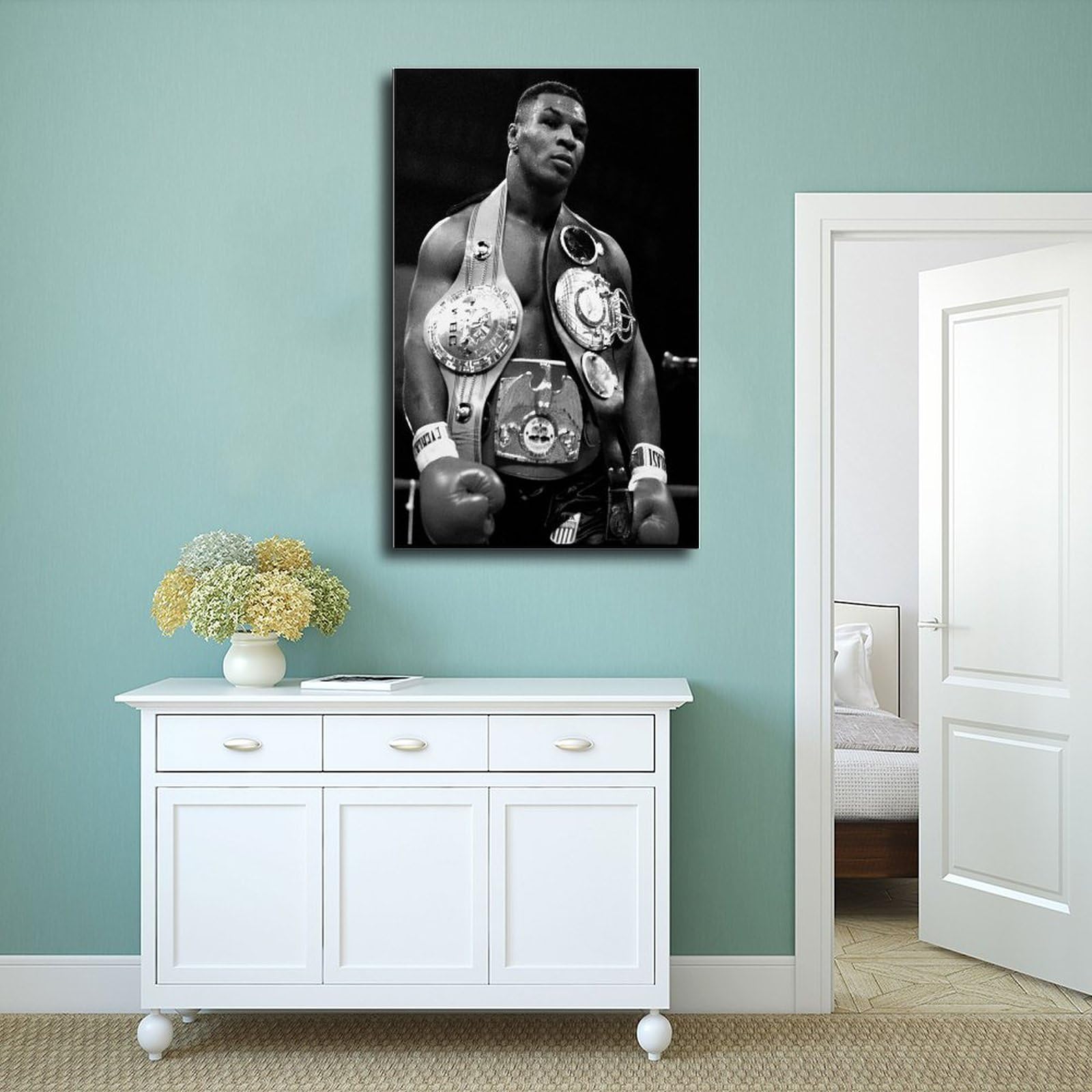 Affiche Décorative Mike Tyson - Toile Imprimée 40x60 Cm, Style Vintage, Pour Salon Ou Chambre (Sans Cadre) - 9