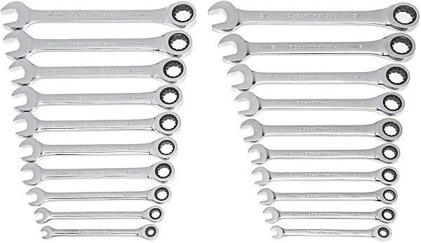 GEARWRENCH 20 Piece Ratcheting Combination Wrench | SAE & Metric | 35720A-02