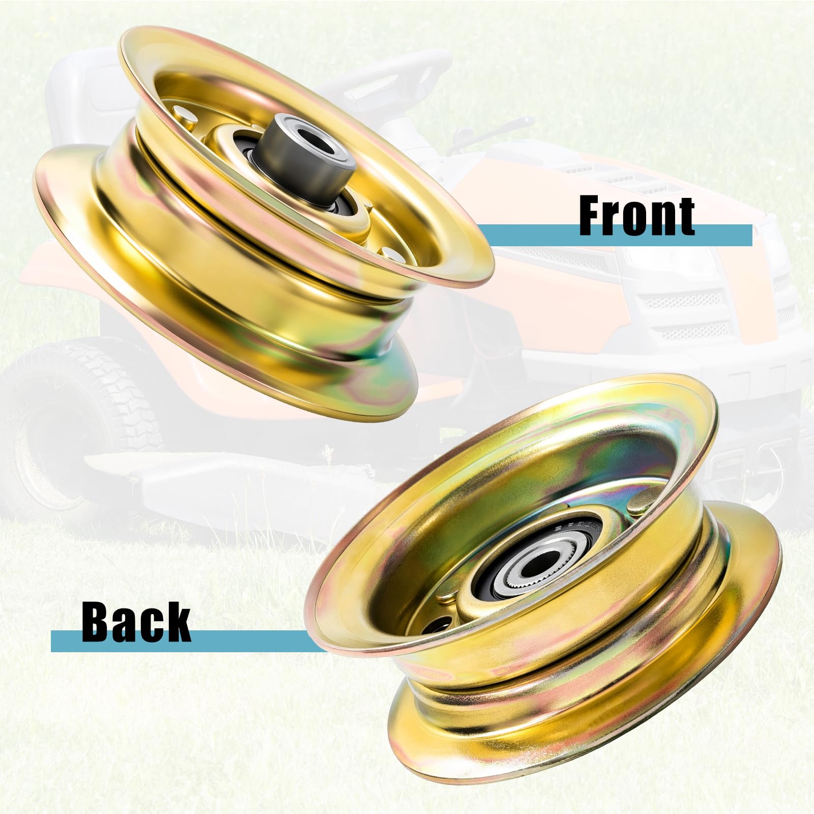 Idler Pulley 532177968 Replacement for Husqvarna 193197 177968 21546308 532193197 RZ4216 RZ4221 LT152 LT154. — Amazon image 7