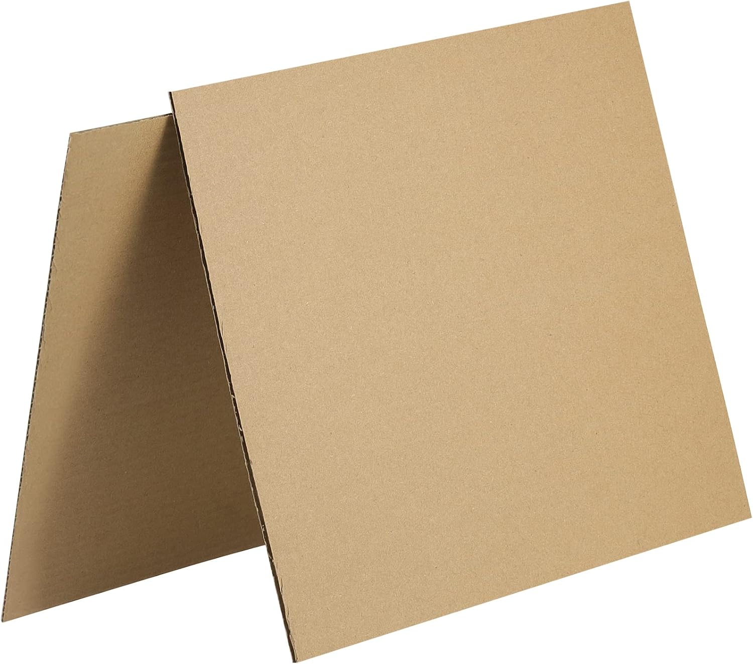 Carton Corrugado Golden State Art, Paquete De 50 Hojas De Cartón Corrugado De 8 X 8 Pulgadas, Almohadillas De Cartón Plano Para Embalaje, Correo O Manualidades (1/8 Pulgadas De Grosor, Blanco De Un Carton Pluma