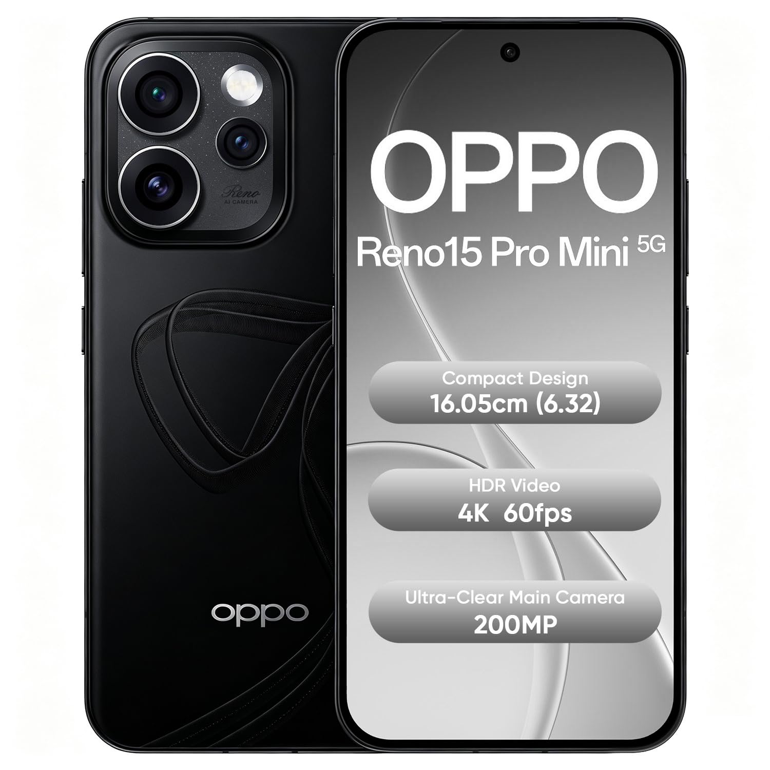 OPPO A94 5G - 8 GB di RAM e 128 +Smartphone senza SIM di archiviazione estensibile (48 MP AI Quad Camera, 6,4 'schermo AMOLED, 30 W ricarica veloce) - Nero Fluido