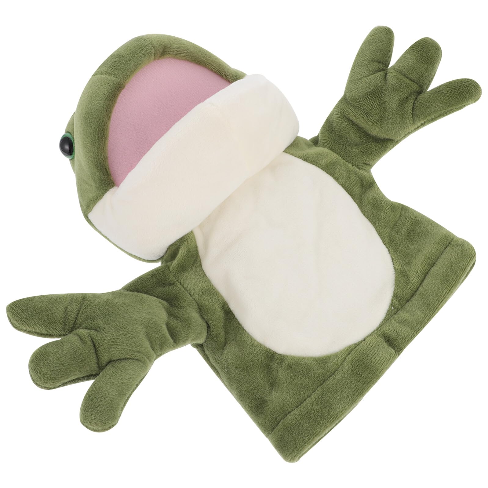 ERINGOGO Marioneta de Mano Rana de Peluche Juguete Infantil Interactivo para