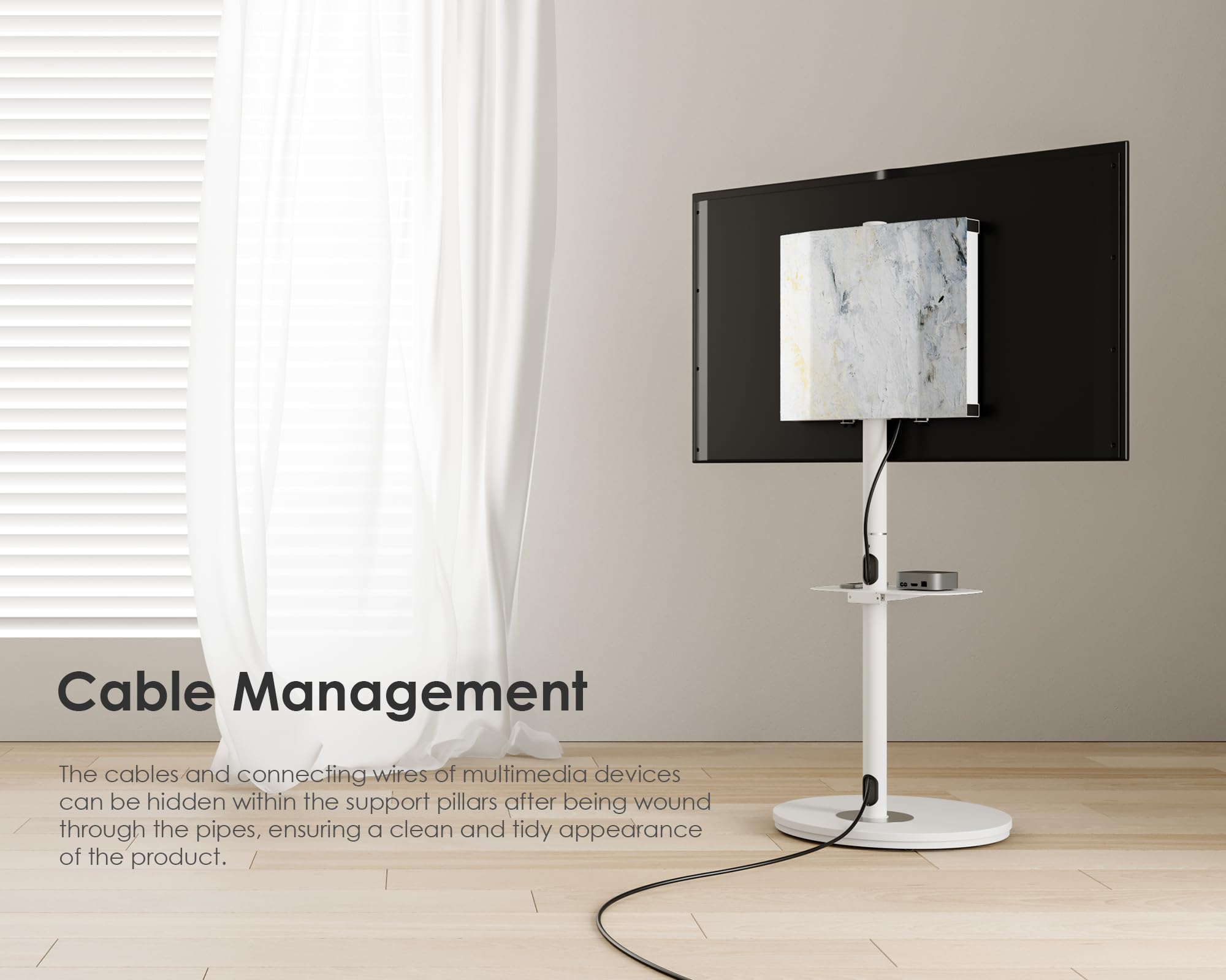 FITUEYES Plaque d'étagère en Métal Capacité de Charge 10kg Convient aux Séries Master 2nd FT48
