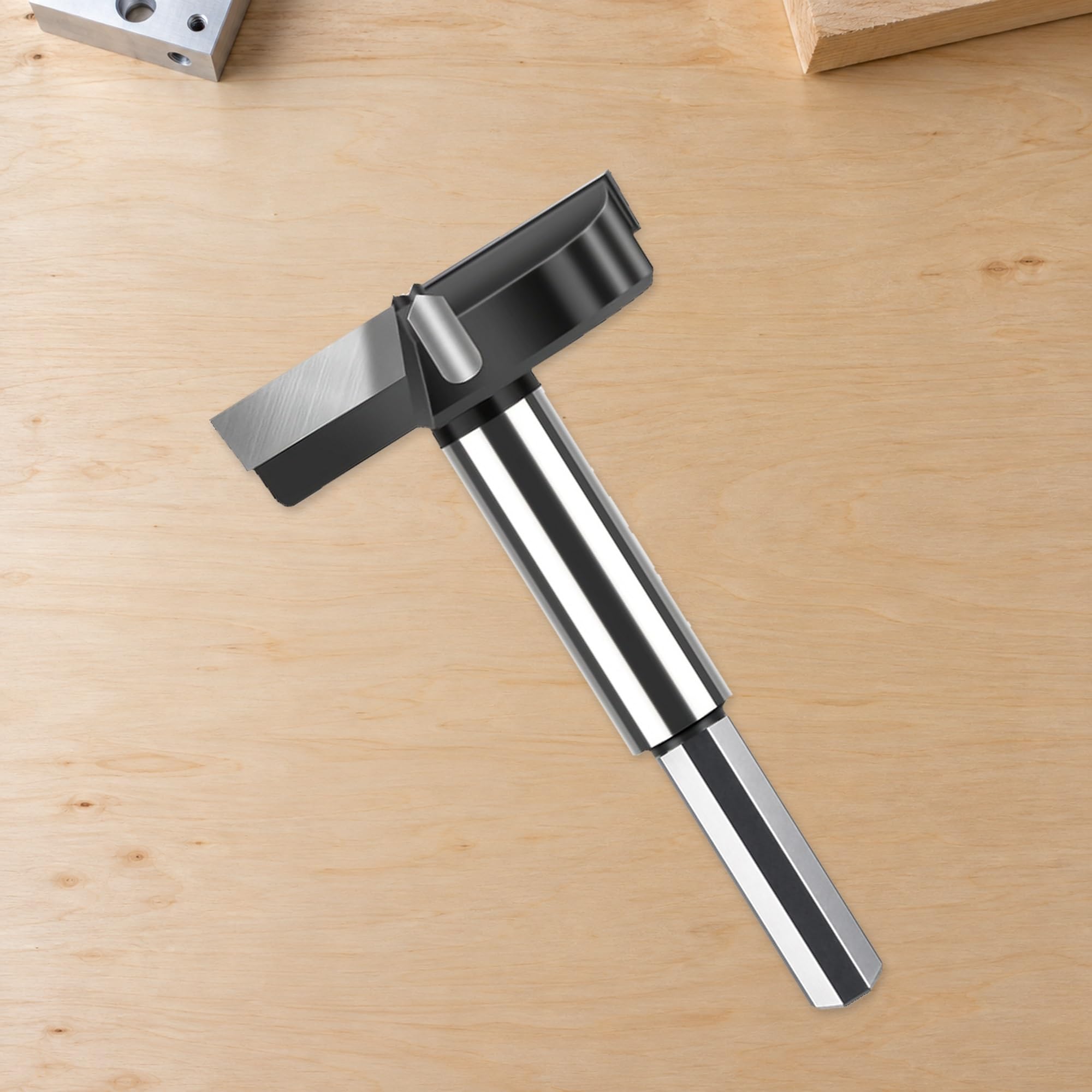 High Carbon Steel Wood Boring Bit, Hole Making Tool for Cabinet Assembly, Furniture Repairs and Home Woodworking