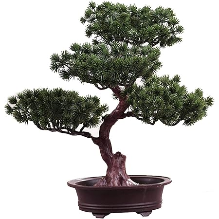 Artificial Fake Bonsai Tree For Office Desk, Potted Japanese Pine (10 X 9 In - View #6
