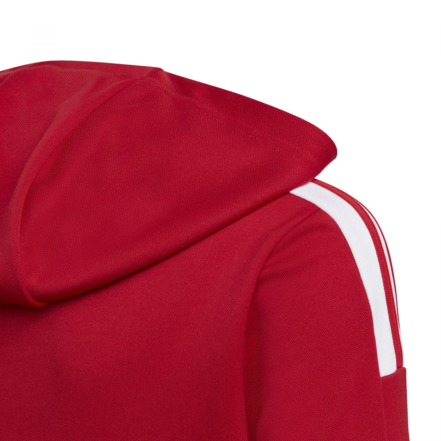 adidas Squadra 21 Hooded Track Top Felpa con cappuccio, Team Power Red/White, 164 Unisex - Bambini e ragazzi
