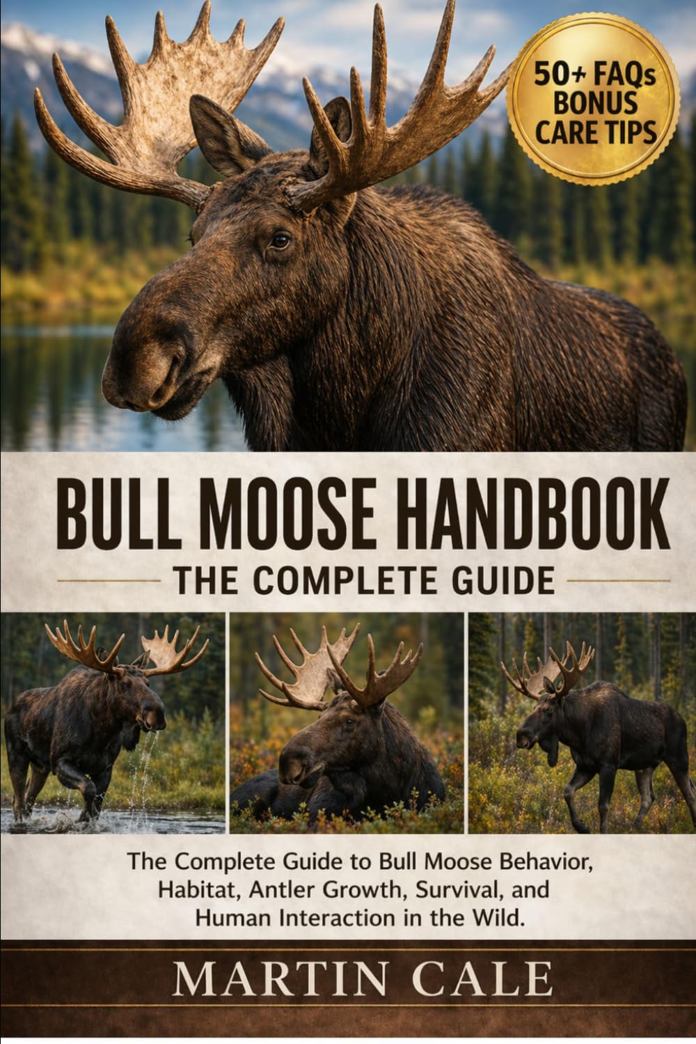 BULL MOOSE HANDBOOK: The Complete Guide to Bull Moose Behavior, Habitat, Antler Growth, Survival, and Human Interaction in the Wild.