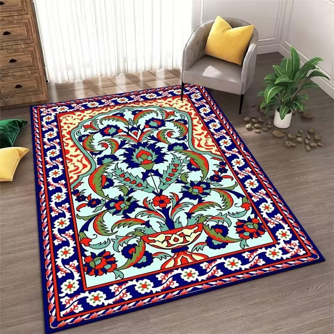 Tapis antidérapant rétro pour éviter les chutes dans la chambre ado