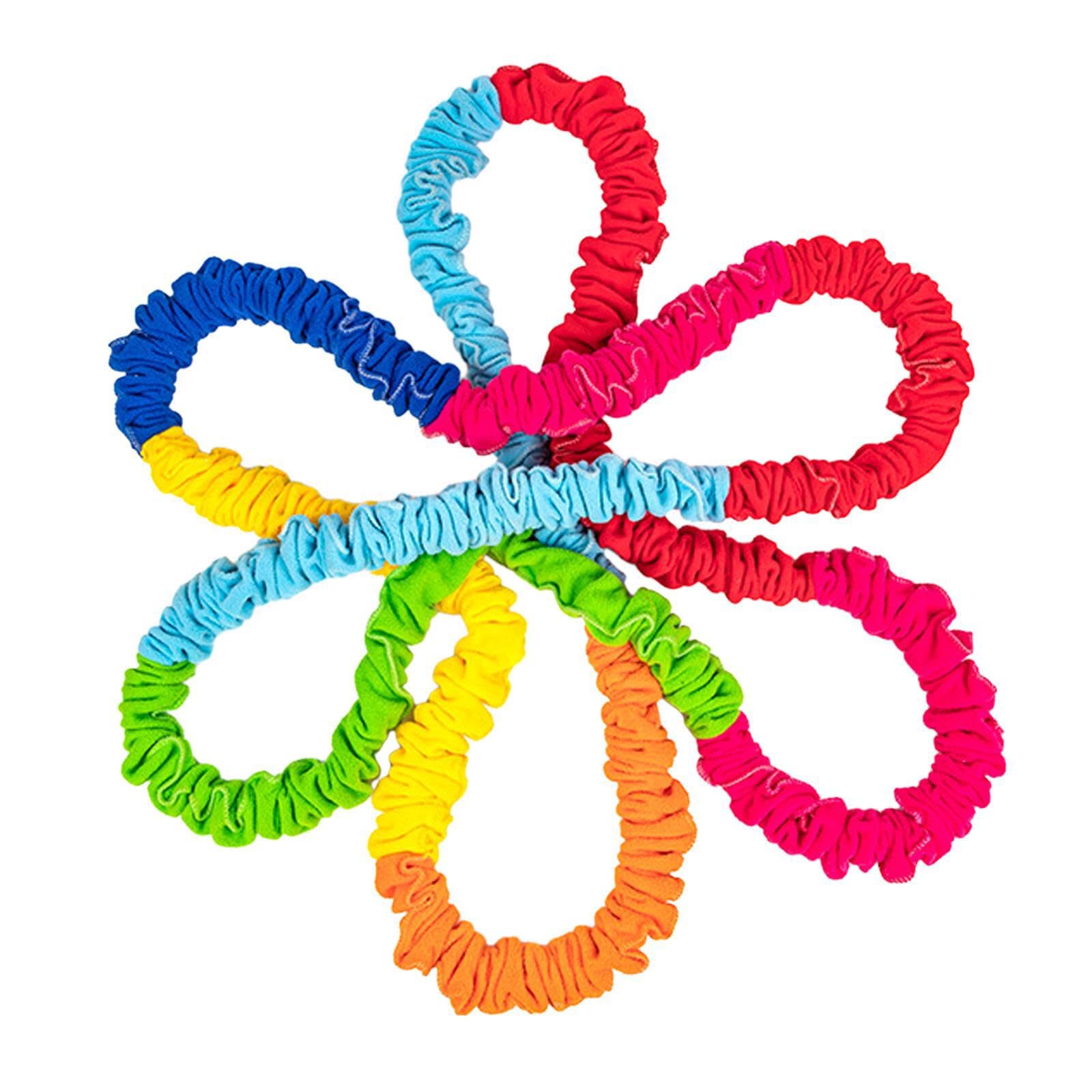 QUXVUIS Sensory Integration Movement Prop Multicolored Elastic Band Enhances Coordination When Children In Different Directions Child Integrations Dynamic, 4m