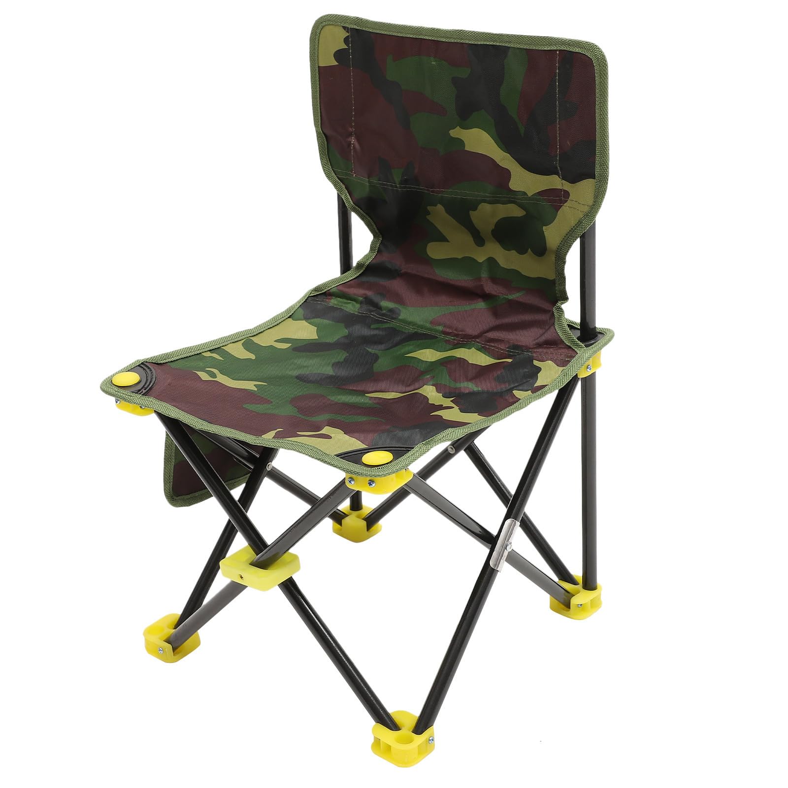 Chaise pliante de pêche en tissu Oxford et cadre en fer pour le camping