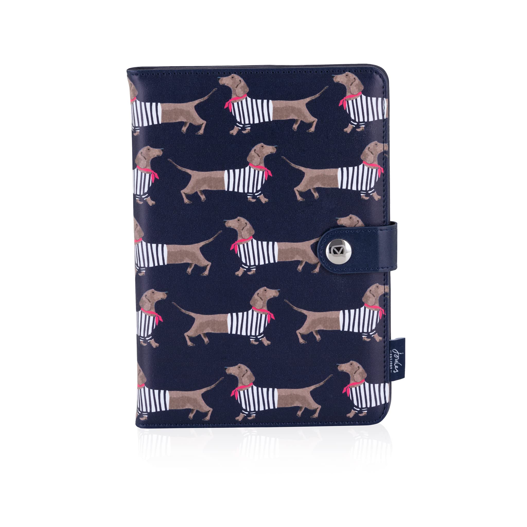 VQUniversal Case for 9 to 10 Inch Tablet - Stand Folio Tablet Case with 3 Adjustable Angles and Dachshund Designer Print by Joules