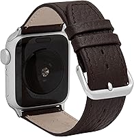 Vista 13 de Bandini Correas de cuero para mujer para Apple Watch de 1.496 pulgadas, 1.575 pulgadas, 1.614 pulgadas para mujer, correa delgada de cuero iWatch