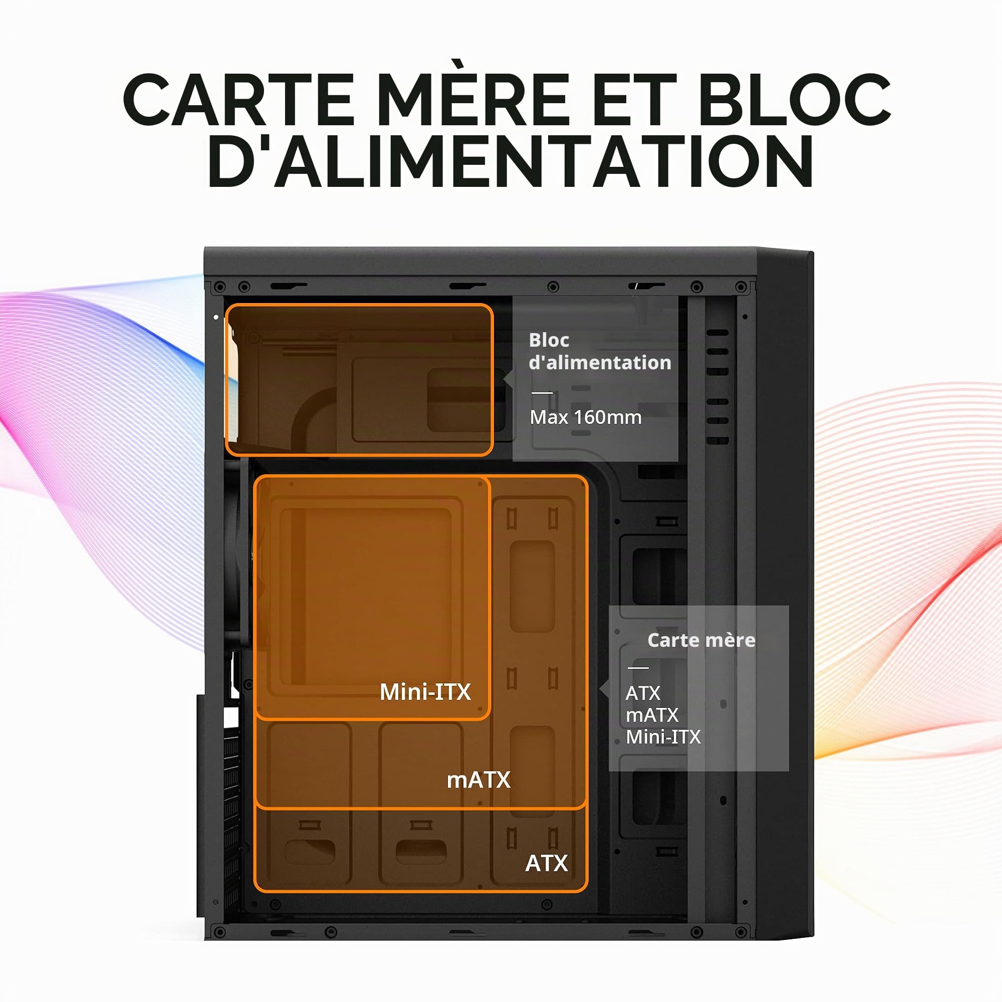 Zalman T6 unité Centrale Midi Tower Noir
