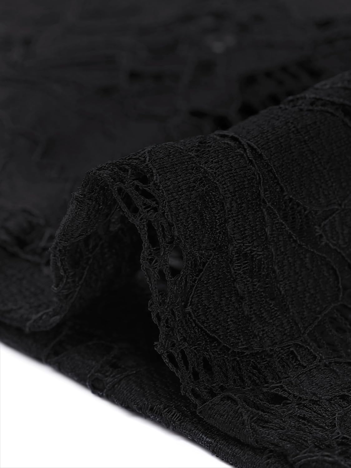 Allegra K Lace Dress for Women's Cocktail Boat Neck Sleeveless Evening Sheath Dresses - Image 5