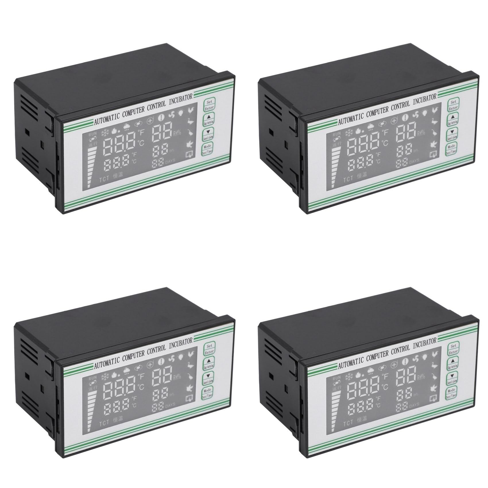 Jnchdghwa 4X Xm-18S Egg Incubator Controller Thermostat Hygrostat Full Automatic Control