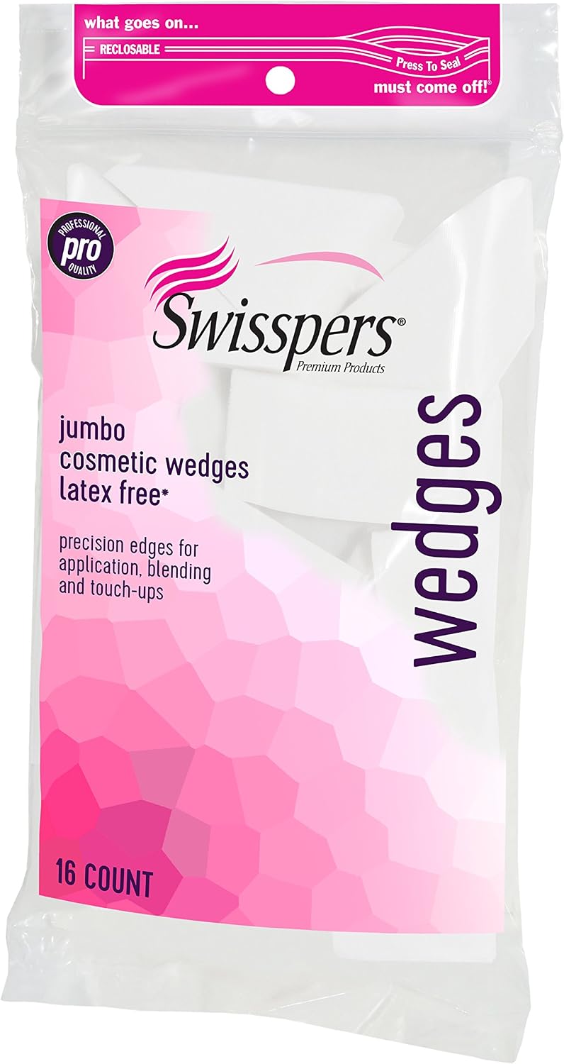 Swisspers Premium Pro Jumbo Size Latex-Free Makeup Wedges