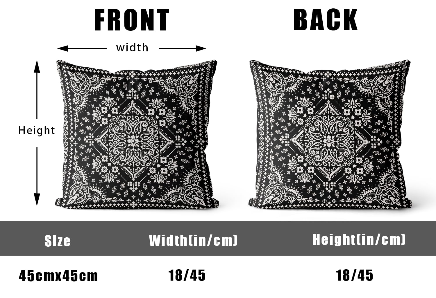 XPHZZL Cushion Covers Set of 2 Pack - Image 2