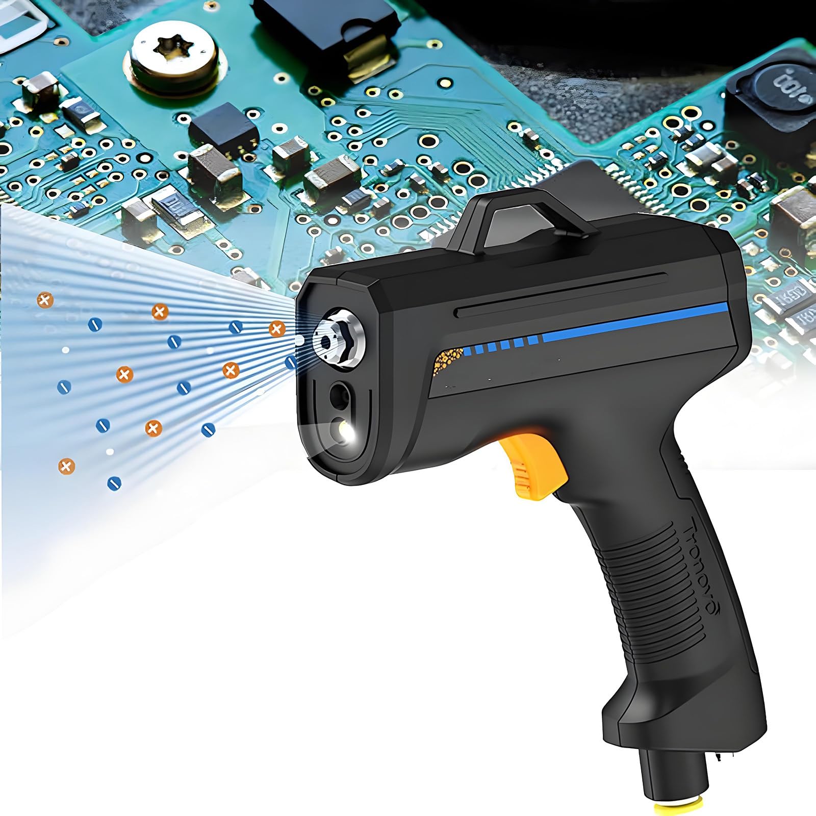Pistola antistatica, Pistola ad Aria ionizzante, Pistola antistatica per verniciatura Auto, eliminatore di elettricità statica, assemblaggio elettronico Adatto, Laboratorio elettronico Tg2301