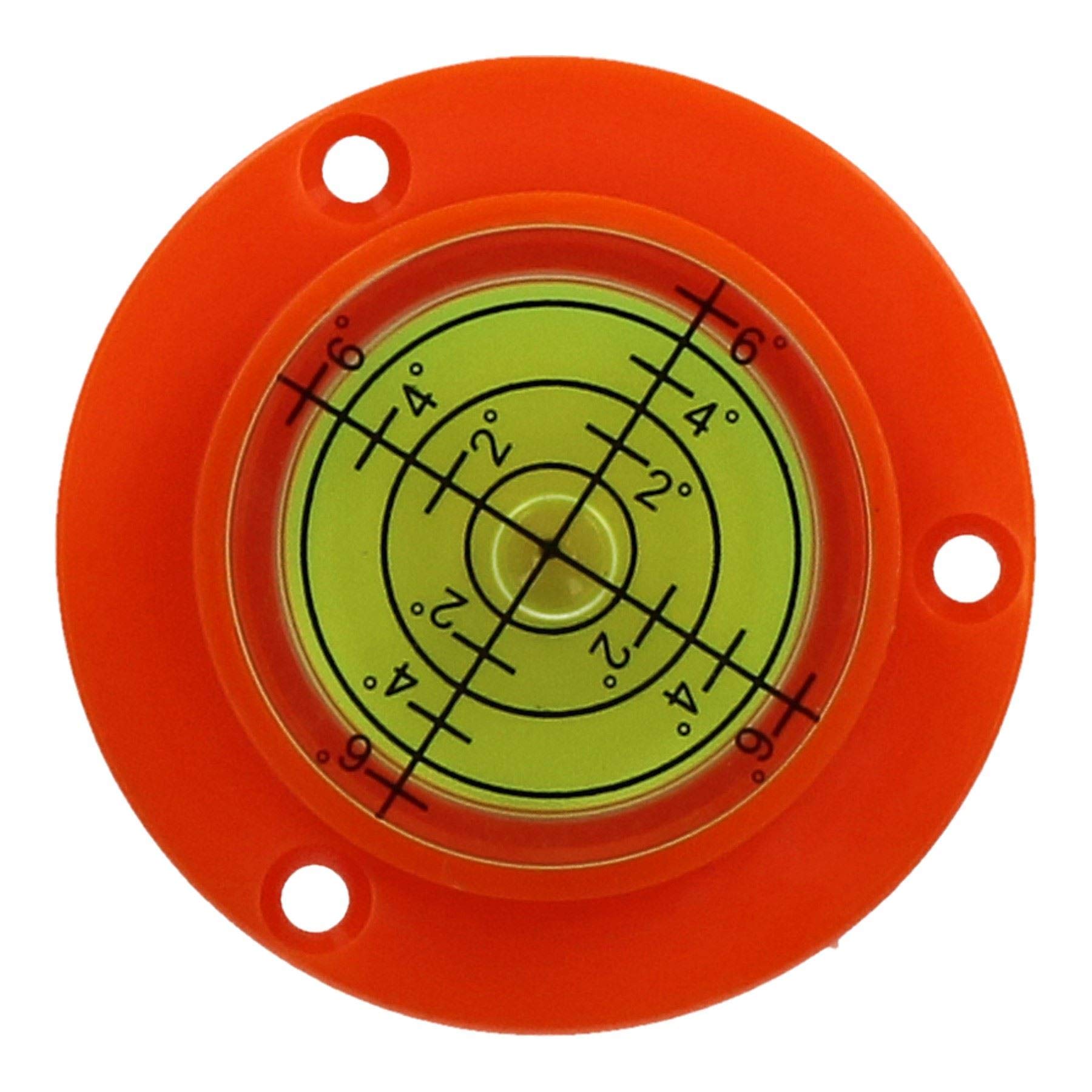 50mm Bull Eye Level Spirit Bubble Orbit Surface 0-6 Degree Levelling Area
