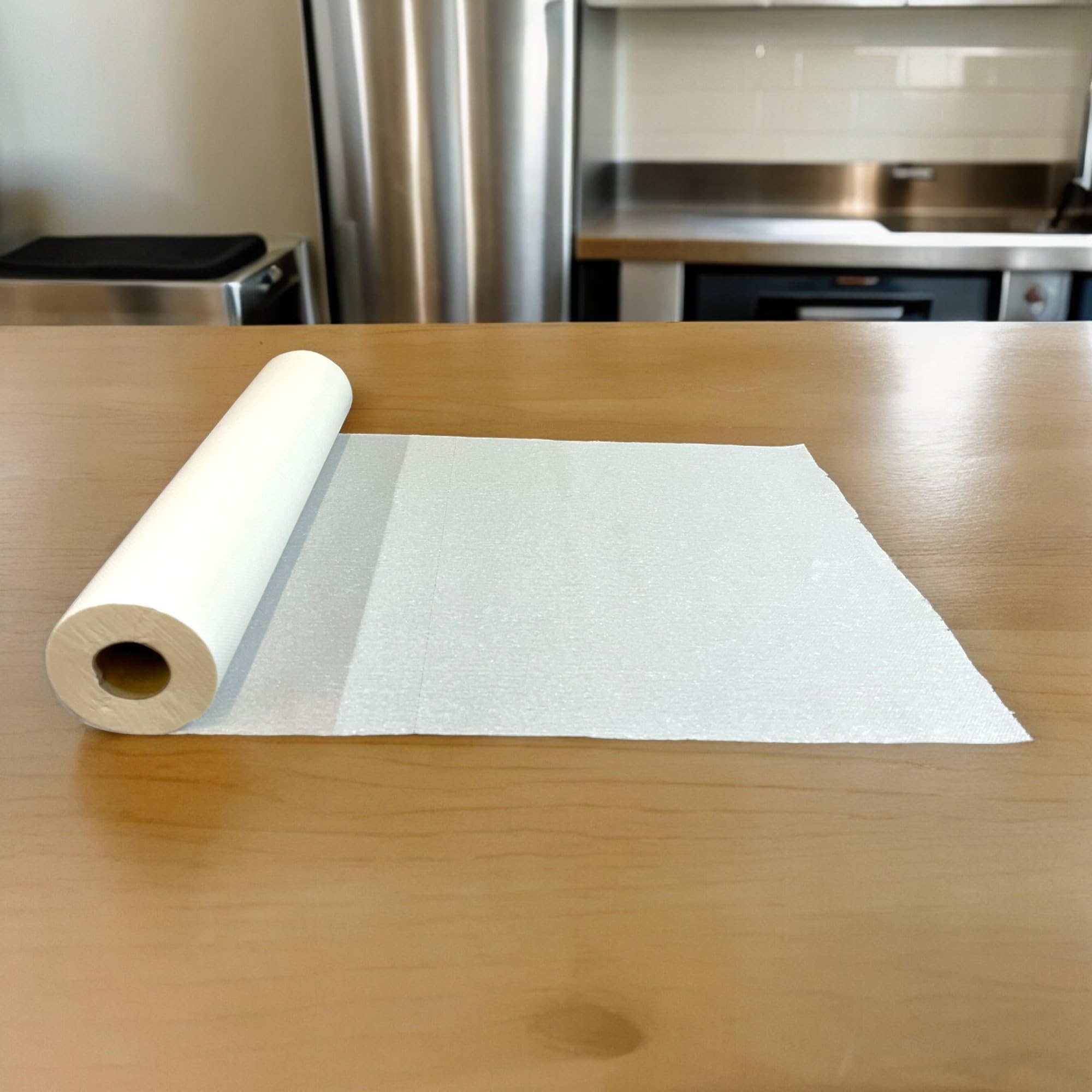 Ärztekrepp (9 Stück), 59 cm x 50 m, 2-lagig, je 40 cm vorperforiert, einzeln verpackt, saugstarke Ärzterolle, weiße Papierrollen als Liegenabdeckung